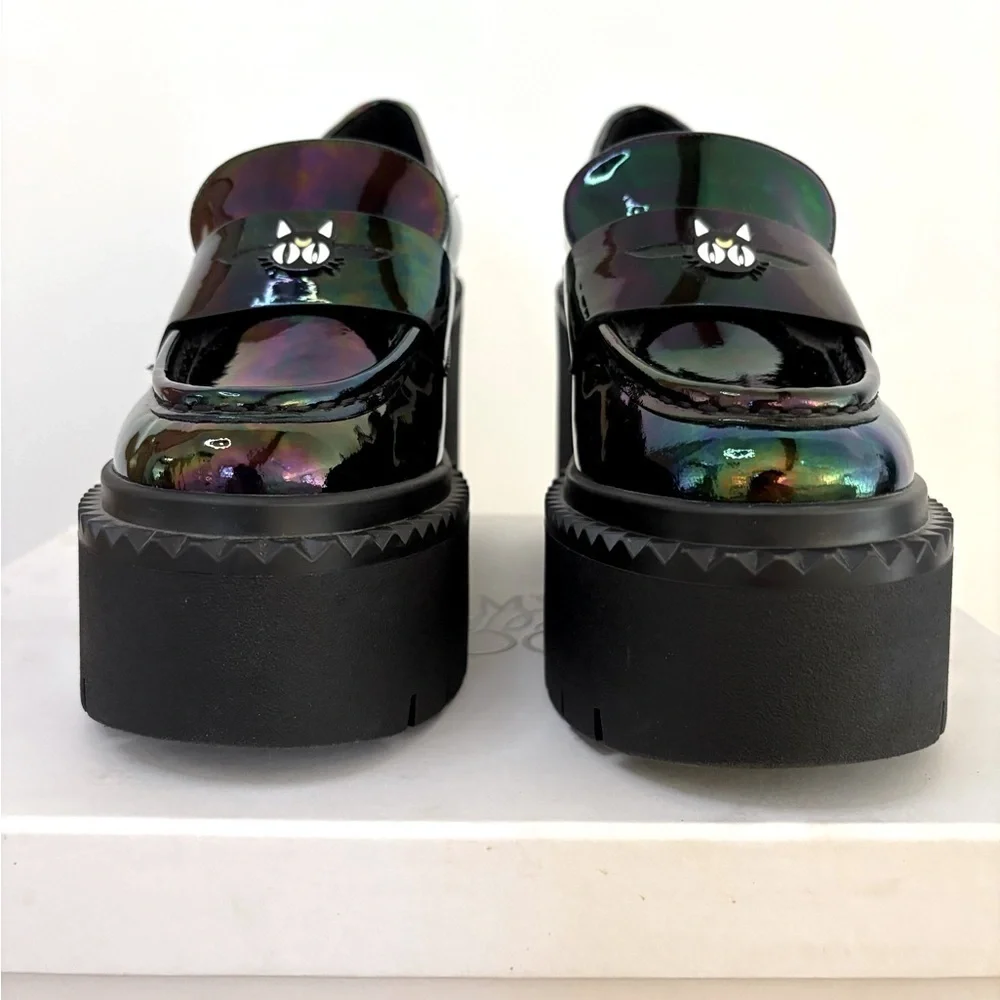 New Jimmy Choo x Sailor Moon Iridescent Luna Loafer Mary Jane
